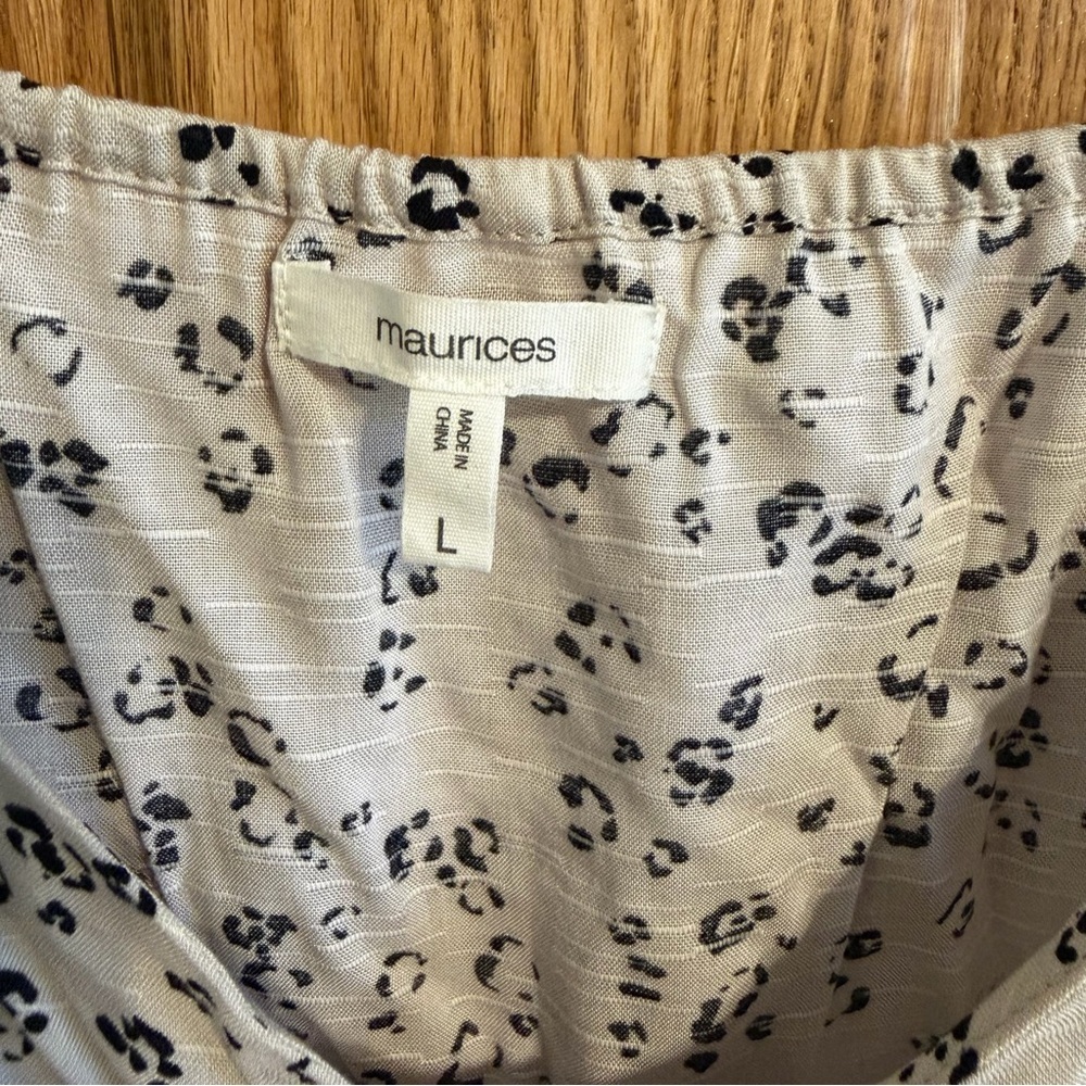 Maurices Black and White Print Camisole - Picture 2 of 3